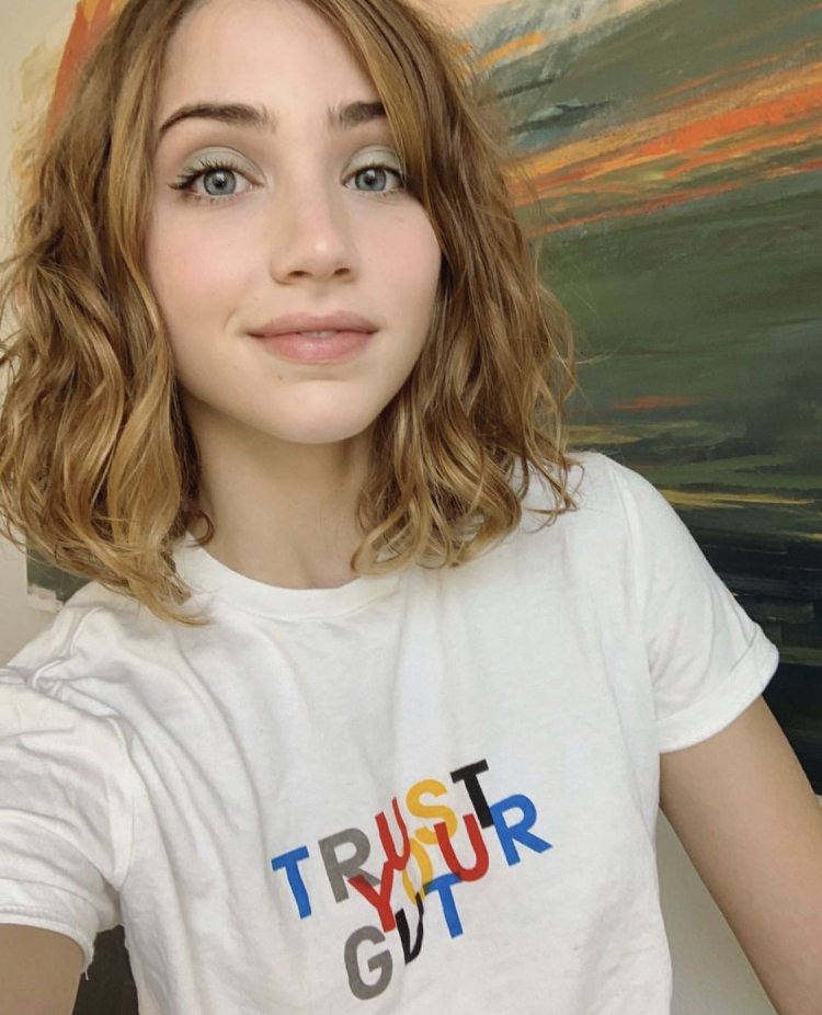 Emily Rudd with short hair