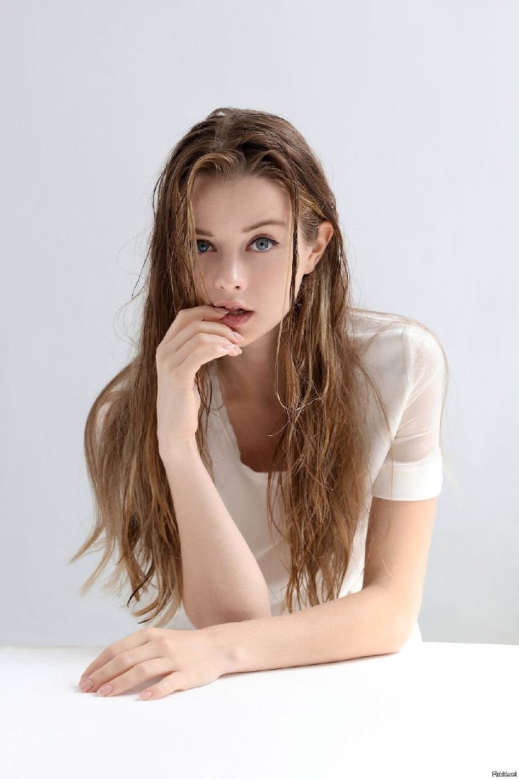 Fashion model Maria Zhgent