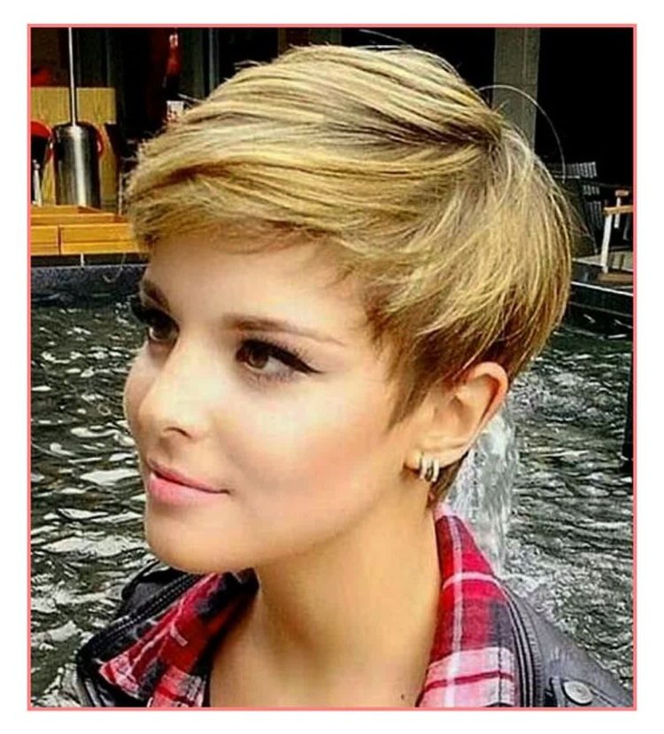 Short Pixie haircut