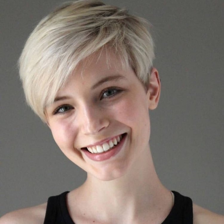 Long pixie haircut