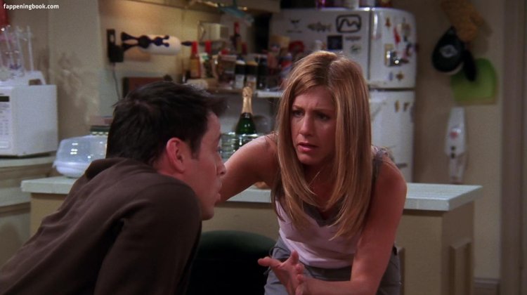 Jennifer Aniston in the series Friends without a bra
