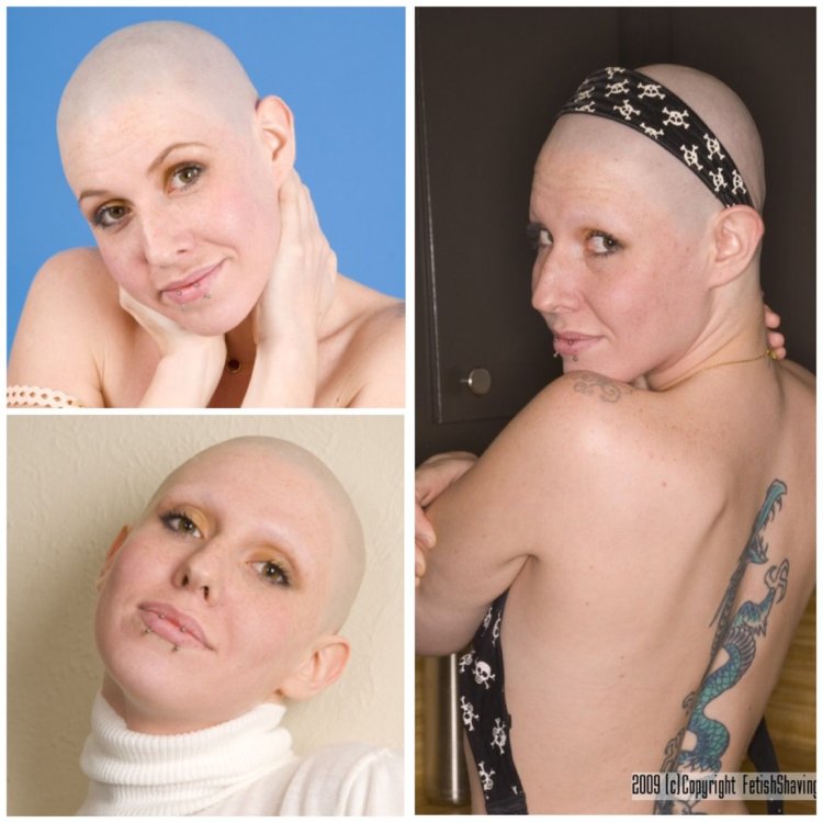 Hairstyles for bald head for girls