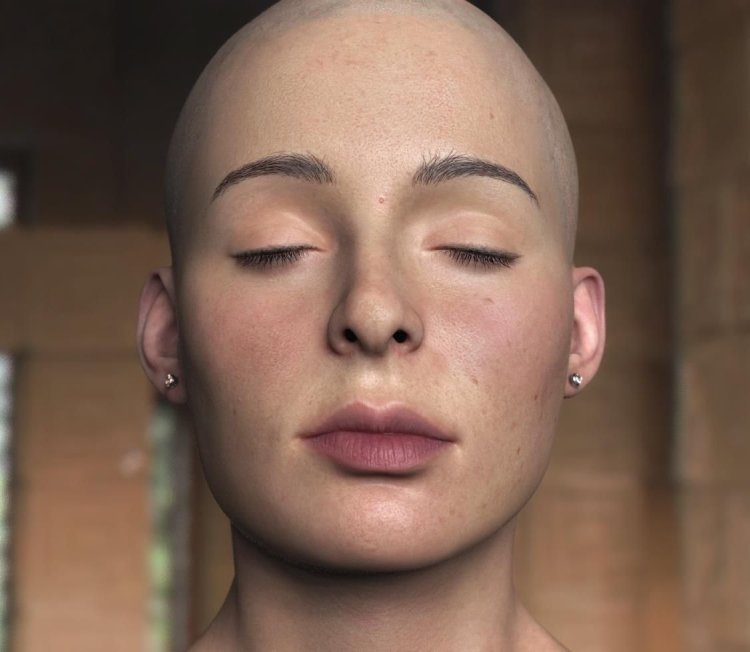 Bald girls in Japan