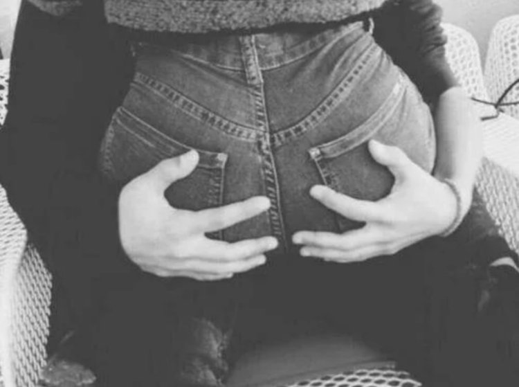 The hug of the buttocks