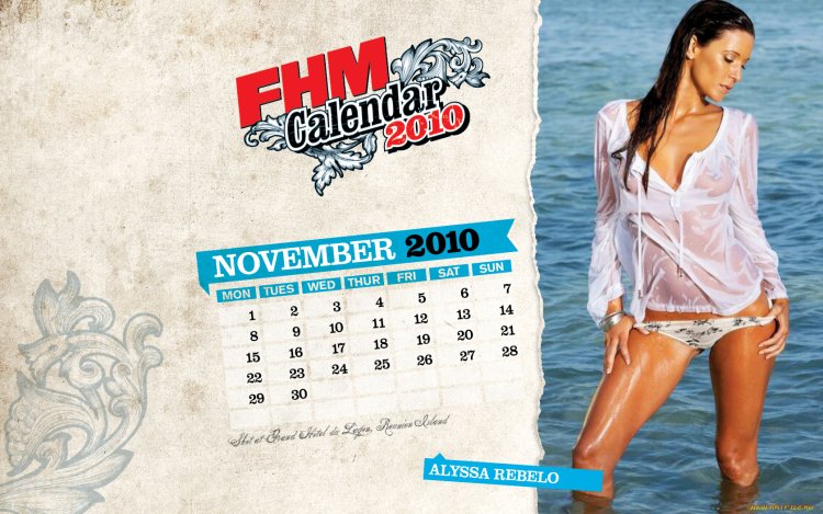 Calendars with girls in swimsuits