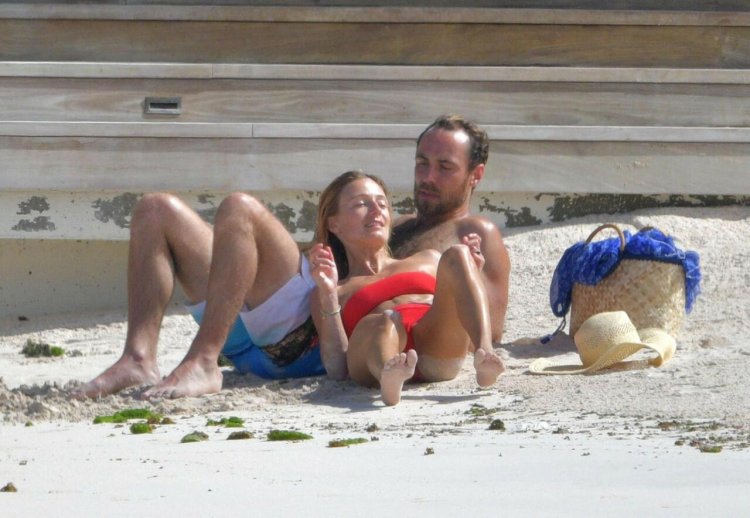 Alizée Thevenet and James Middleton