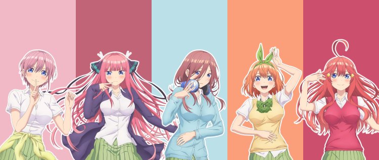 Ichika, Nino, Miku, Yotsuba, Itsuki