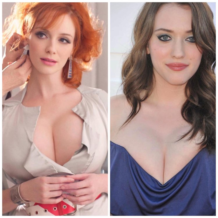 Kat Dennings and Christina Hendry