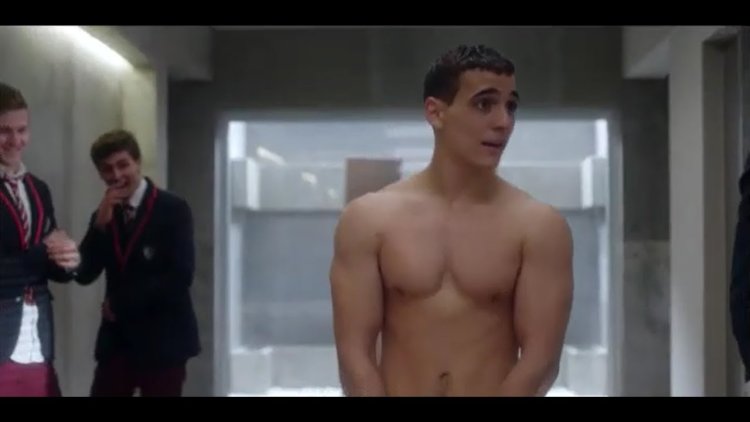 Miguel Herran in shorts