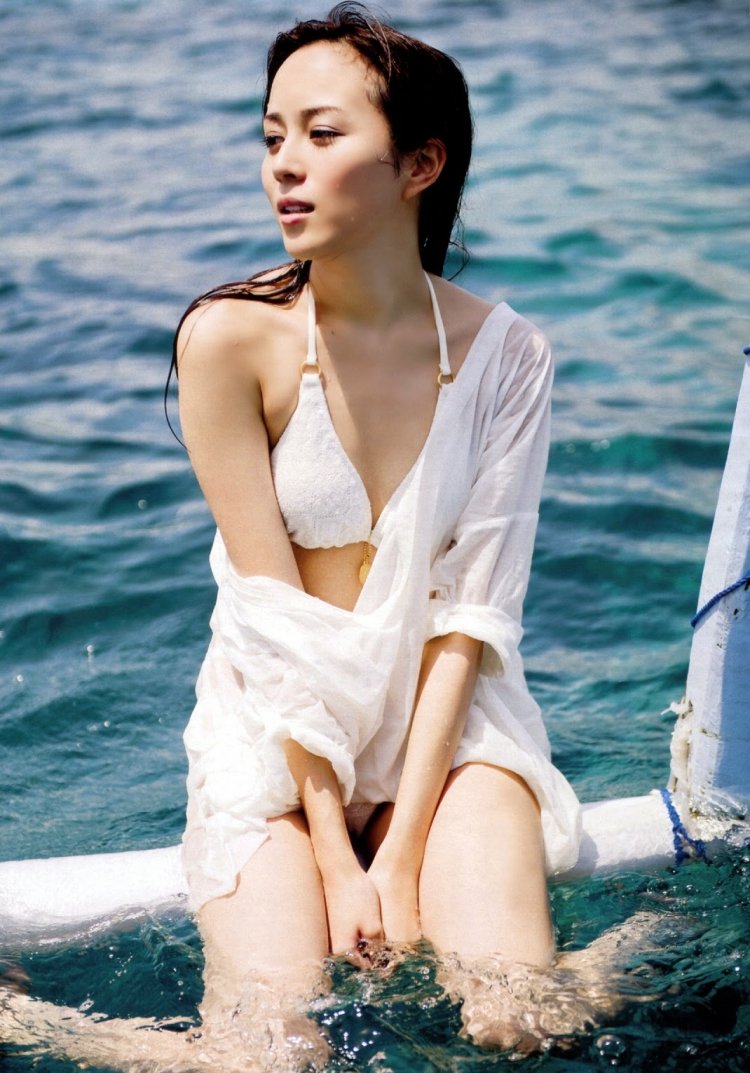 Manami higa in a swimsuit