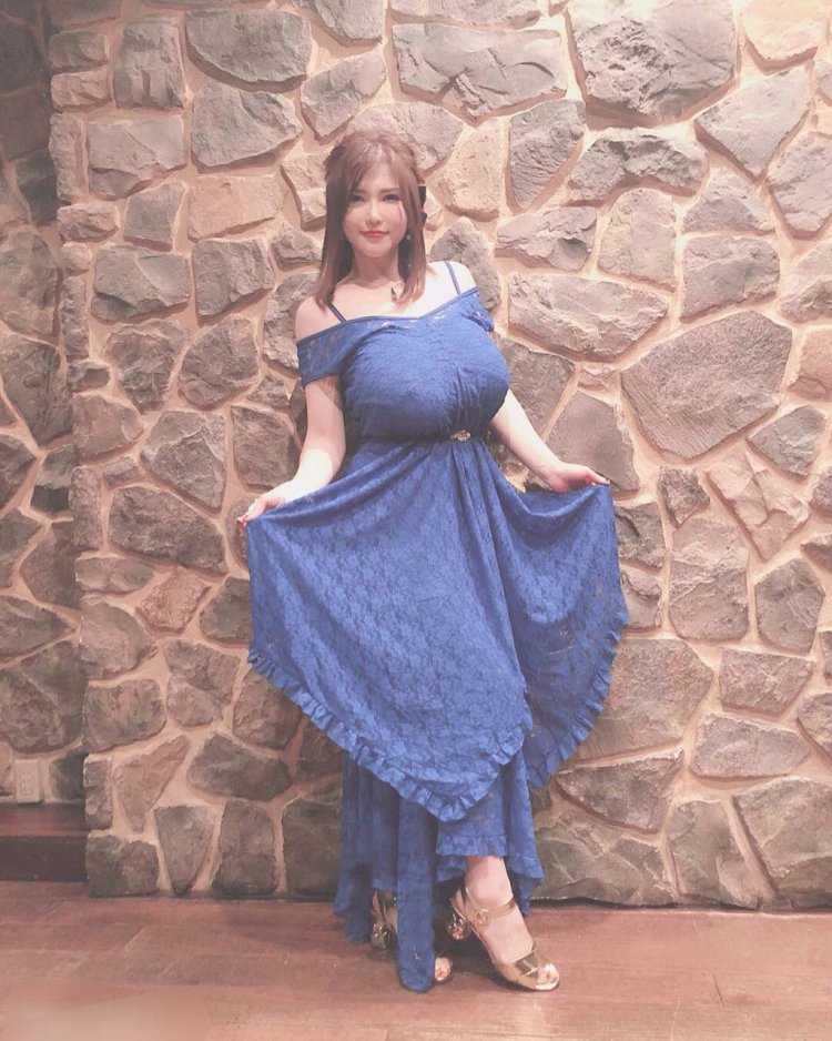 Anri okita in a dress