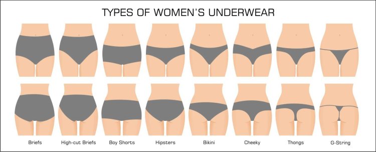 Forms of female panties name