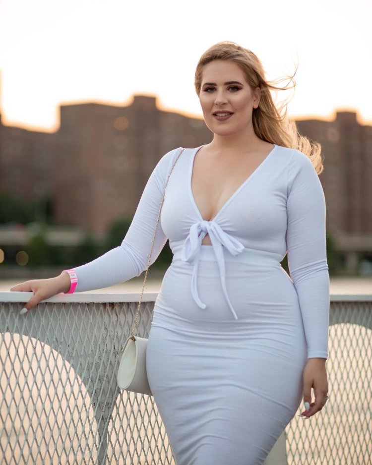 Fat women in dressing dresses