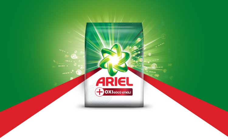 Ariel powder advertising