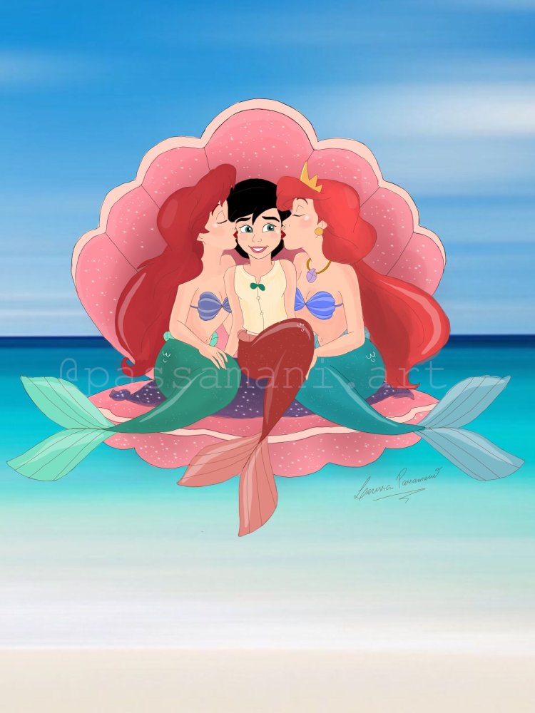 Little Mermaid Ariel and Melody