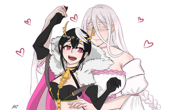 Senko and Shiri Yuri