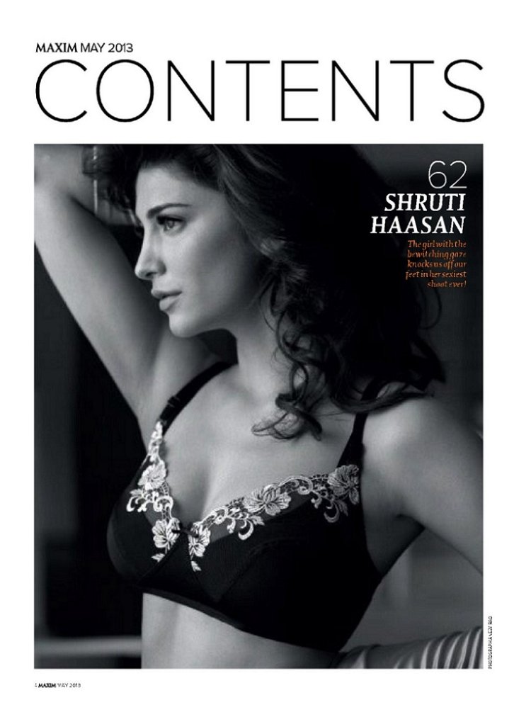 Shruti Hassan Maxim