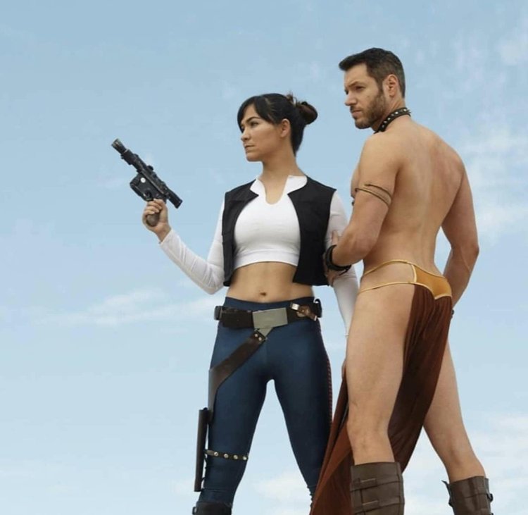 Khan Solo and Leia Cosplay