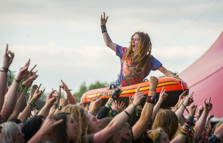 Open Air Rock Festival in Yekaterinburg