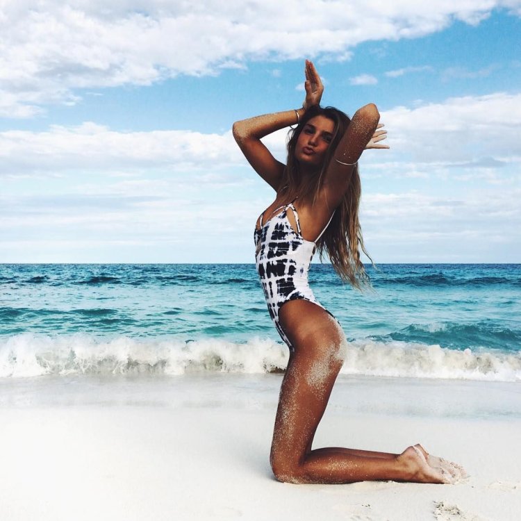 Girl with a beautiful tan