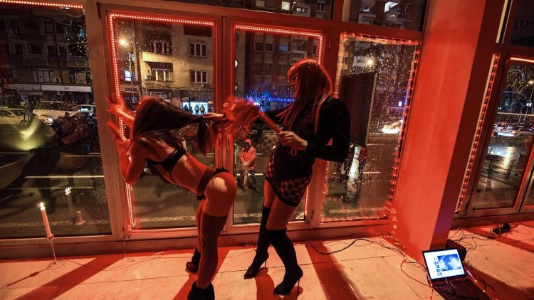 Red Lights Asterdam Street