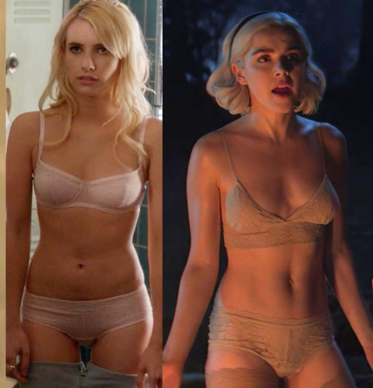 Emma Roberts in underwear