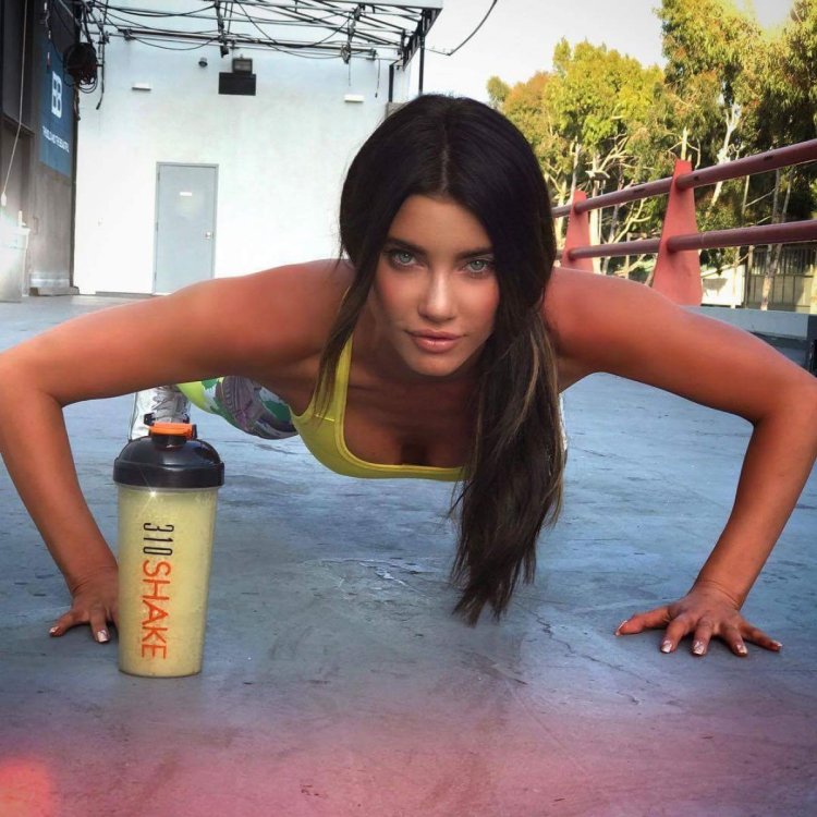 Jacqueline Domak in a swimsuit