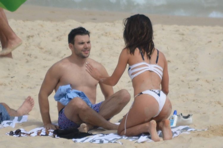 Jacqueline Domak in a swimsuit