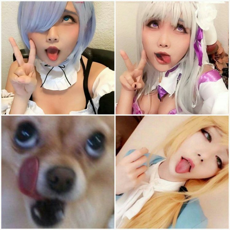 Cosplay with a sticky tongue