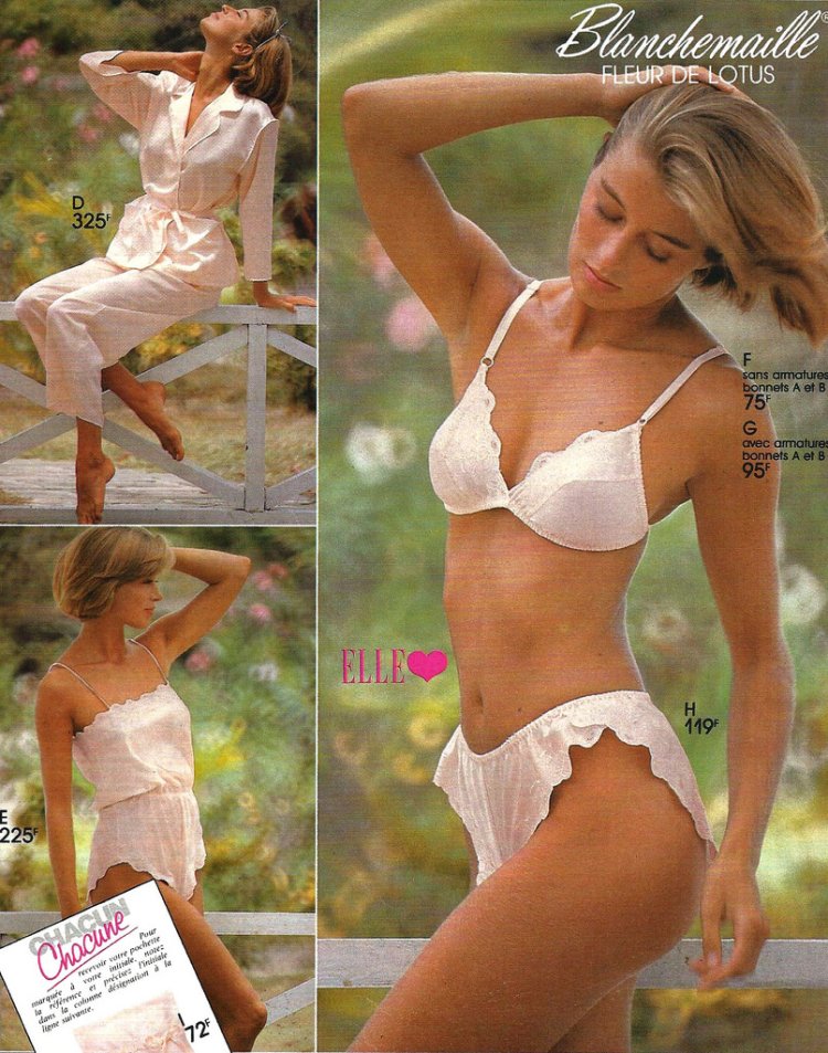 Retro magazines of underwear