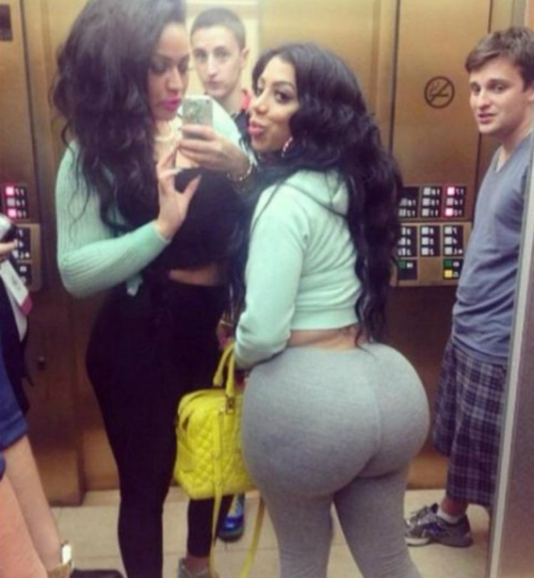 Girls with silicone buttocks