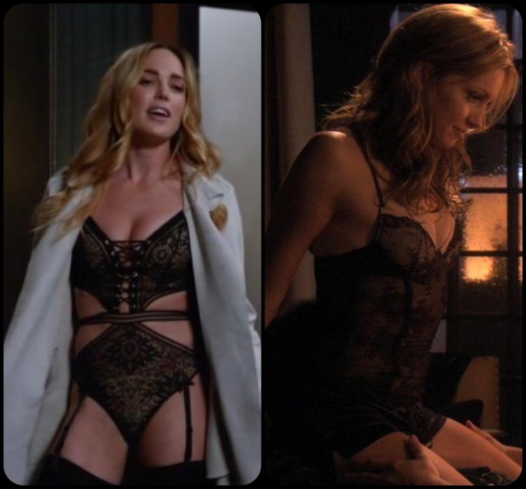 Sarah Lance in underwear