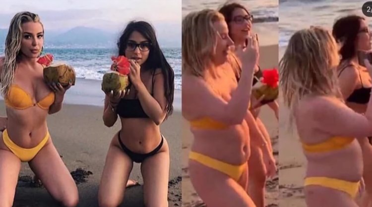 Girls on Instagram and in reality