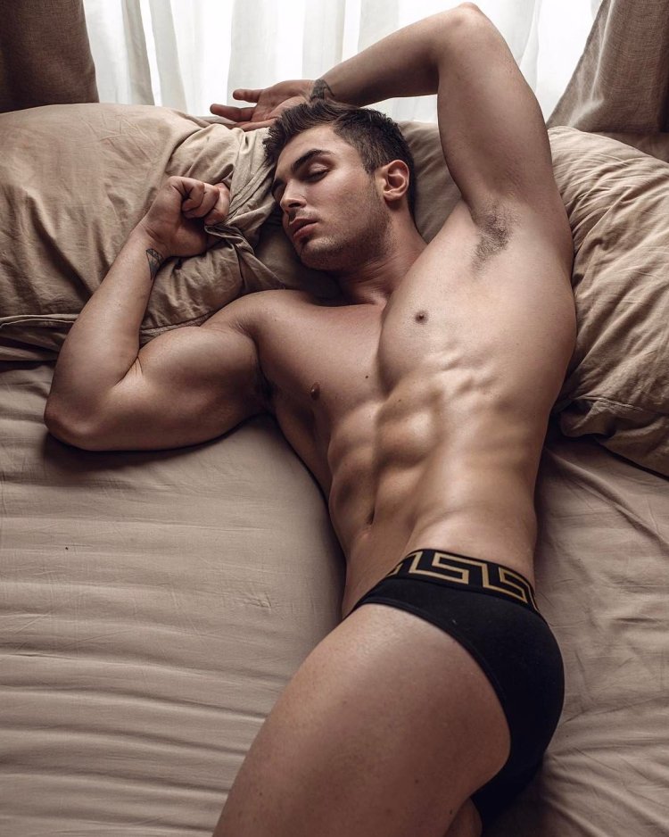 Beautiful boys with cubes