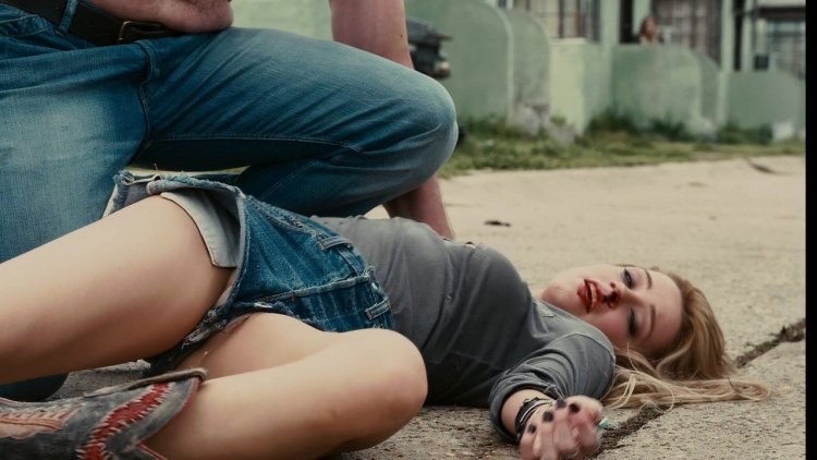 Amber Hurd in shorts