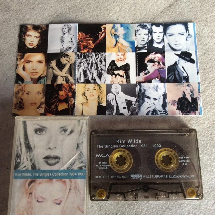 Kim Wilde in a dress