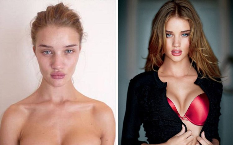 Angels Victoria Sikret without makeup