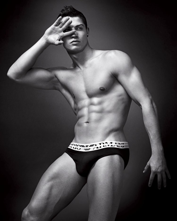 Cristiano Ronaldo photo shoot Armani