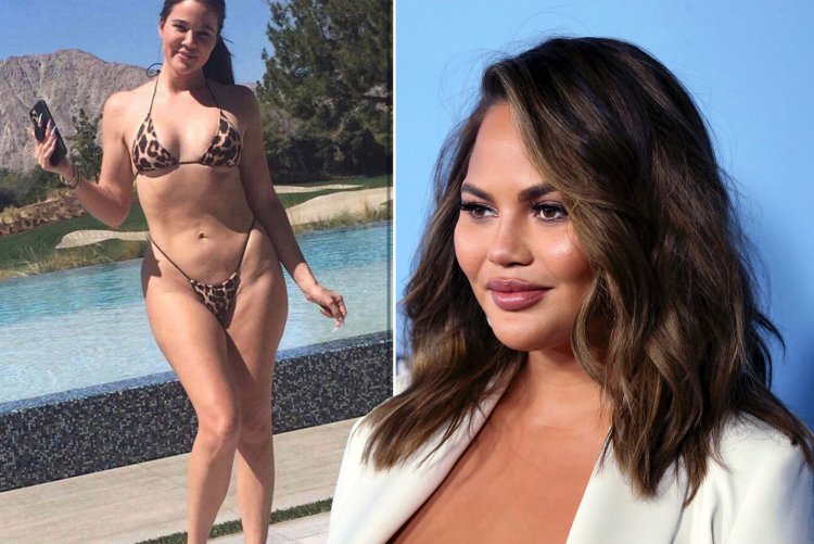 Chrissy Teygen without underwear