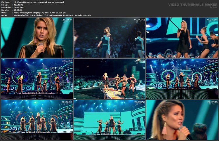 Julia Parshuta show mask