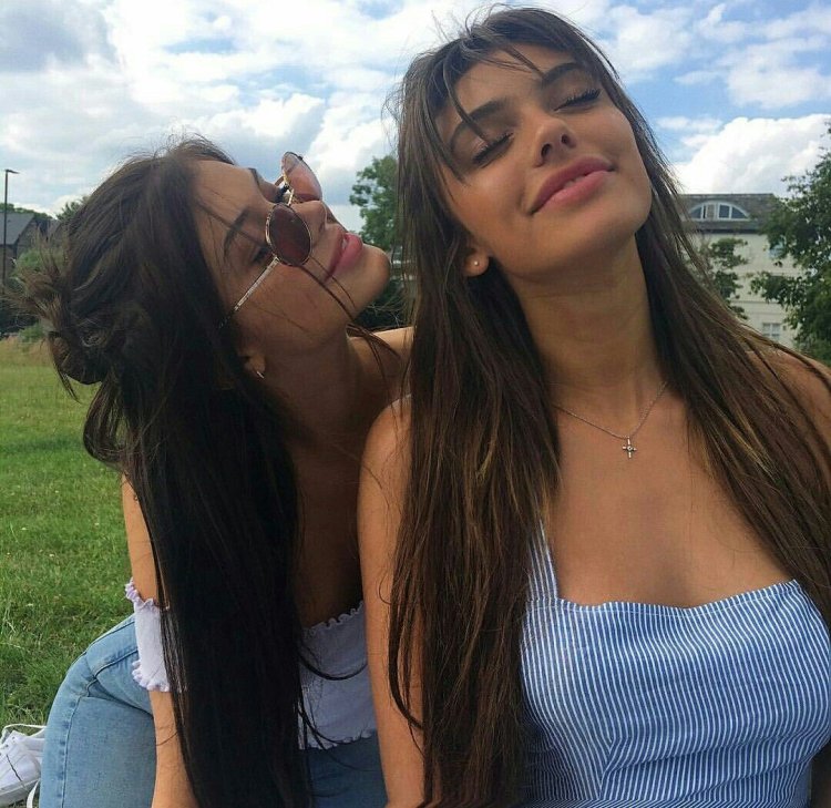 Beautiful girls with filters