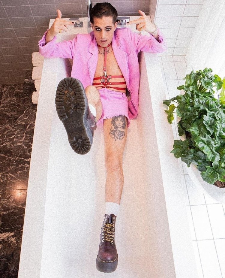 Damiano David and Thomas Raggi