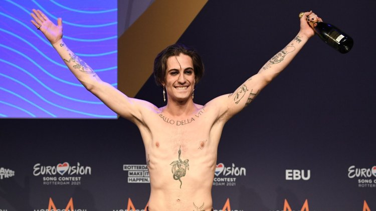 Måneskin Group Damiano David