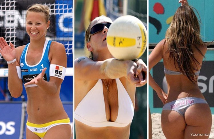 Beach volleyball girls