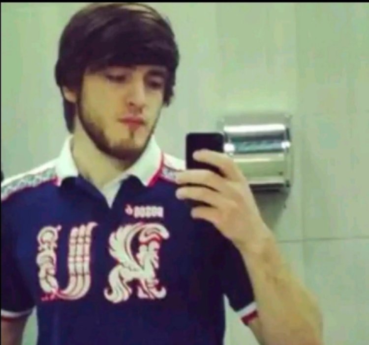 Anzor Azhiev hairstyle