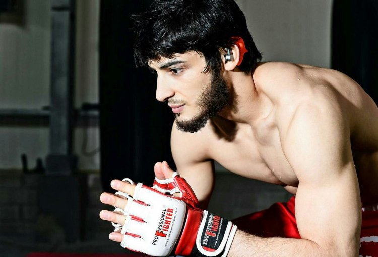 Chechen wrestler Anzor Azhiev