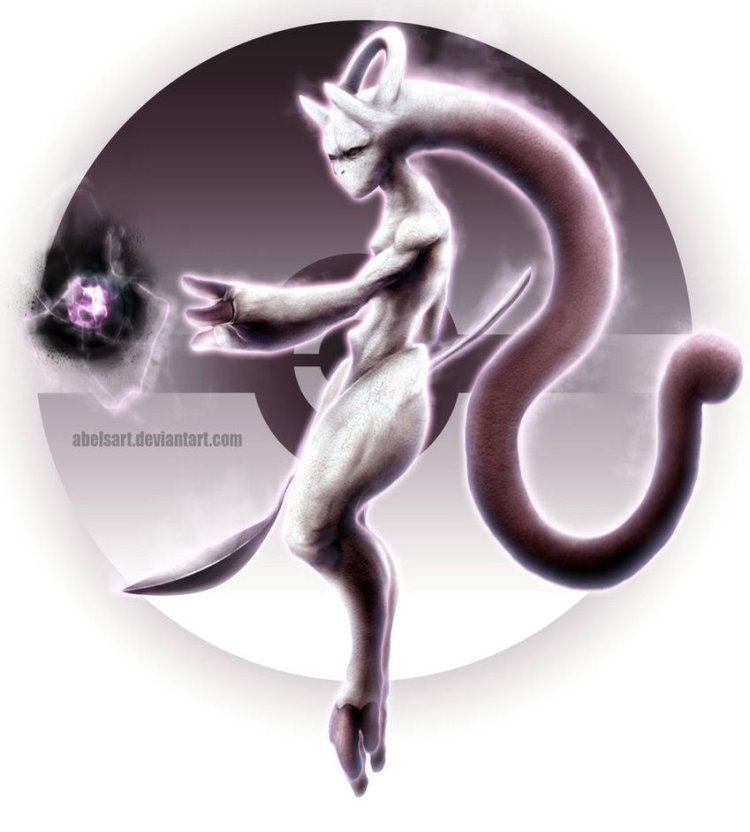 Realistic Pokemon Mewtwo