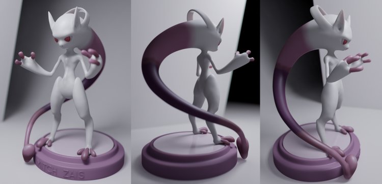Pokemon Mewtwo in real life