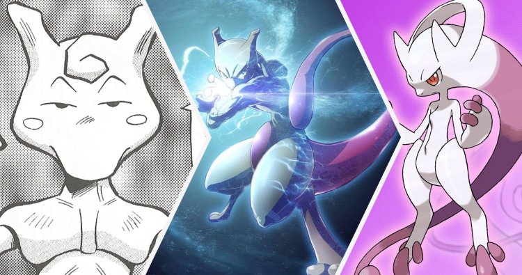 Pokemon Mew and Mewtwo Comic