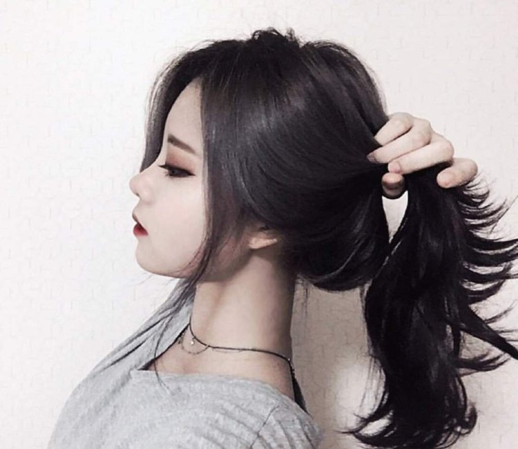 Korean ponytail hairstyles